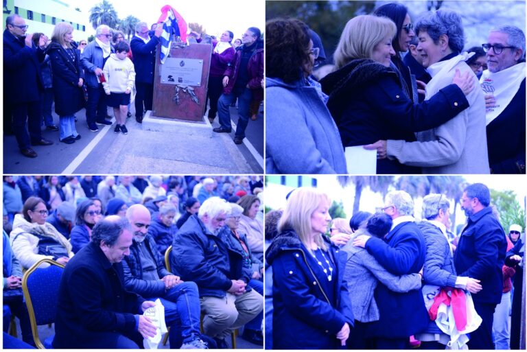 Quedó instalada la primera Placa de Memoria en Lavalleja frente al Batallón Nº 11