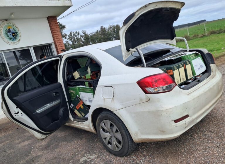 Detuvieron al conductor de un auto que llevaba contrabando valorado en 655.810 pesos