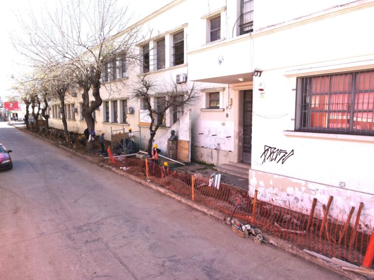La Intendencia de Lavalleja avanza con la obra de la Semipeatonal del Teatro Lavalleja