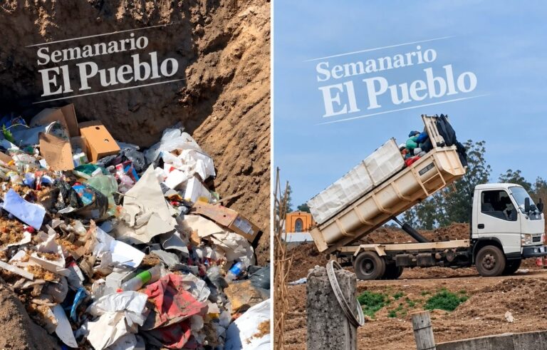 En José Batlle y Ordóñez: Basura enterrada, camión averiado y dudas ambientales